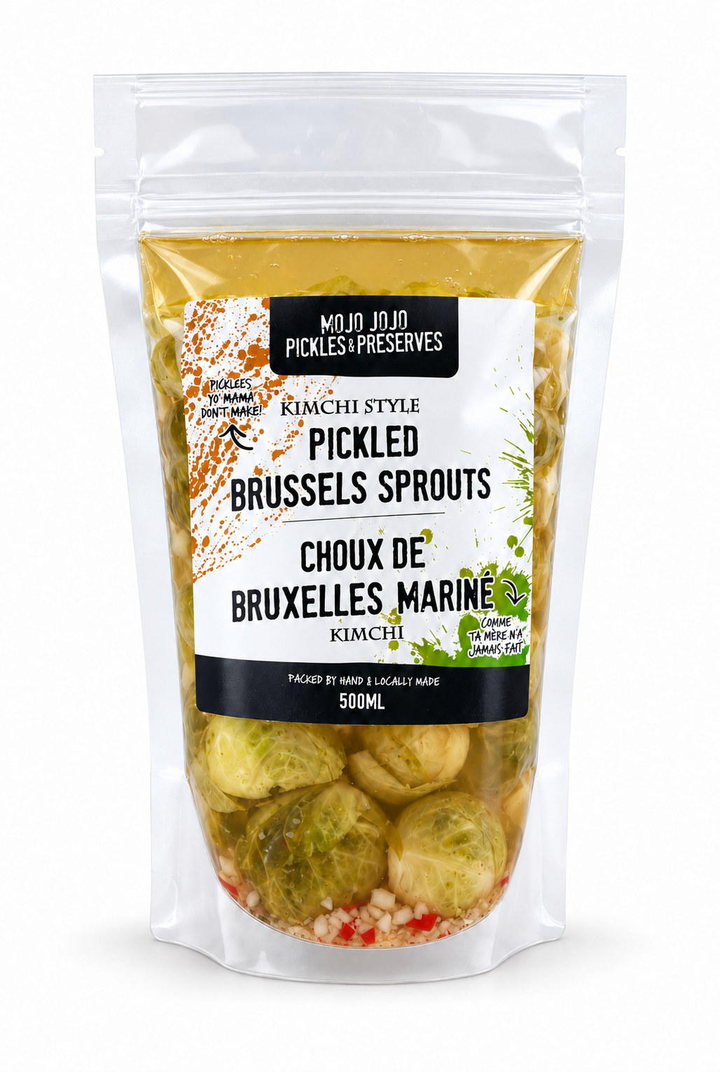 Kim Chi Style Pickled Brussels Sprouts