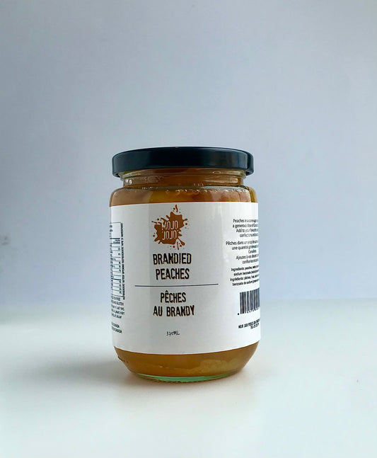 brandied peaches