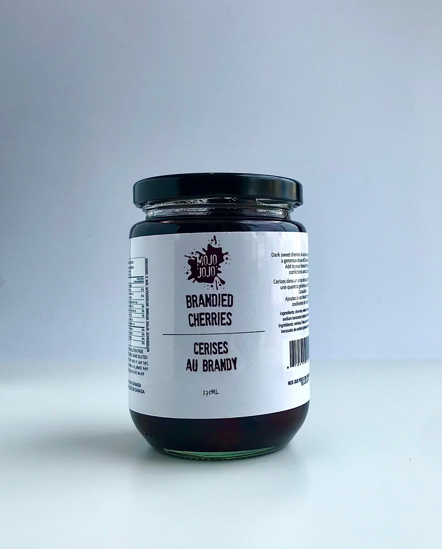  A jar of brandied Saskatoons