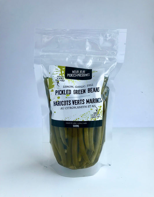 wholesale lemon garlic dill pickled green beans 