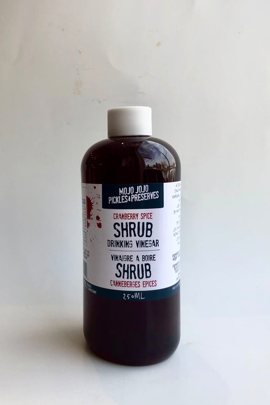 Cranberry Spice Shrub Drinking Vinegar
